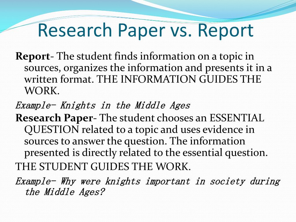 example of 6th grade research paper