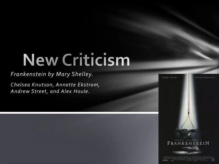 new criticism presentation
