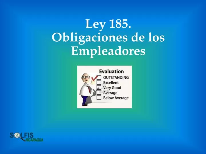 Ppt Ley Obligaciones De Los Empleadores Powerpoint Presentation Hot Sex Picture 4896