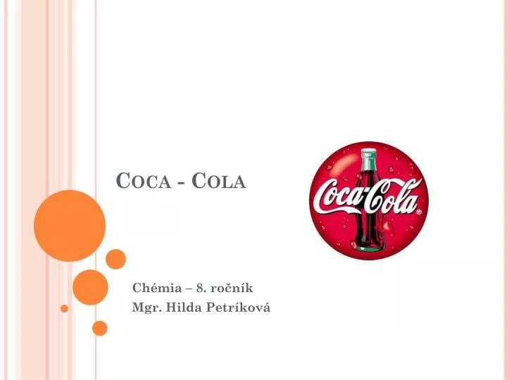 PPT  Coca  Cola PowerPoint Presentation, free download  ID2262733