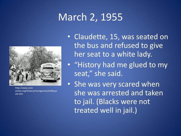 Ppt Claudette Colvin Powerpoint Presentation Id2263133 2836