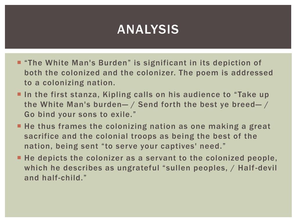 PPT - White man's burden PowerPoint Presentation, free download - ID:2263470