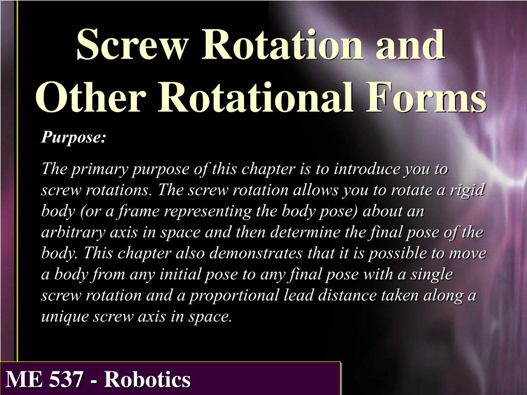 Screw And Key Rotation PPT - Screw Rotation and Other Rotational Forms PowerPoint Presentation ...