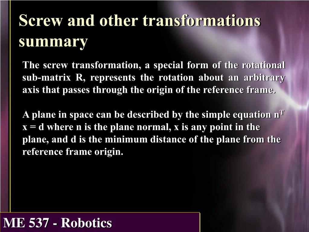 Screw Rotation Axes PPT - Screw Rotation and Other Rotational Forms PowerPoint Presentation ...