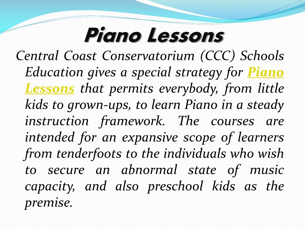 PPT Australia's Premium School for Music Lessons PowerPoint