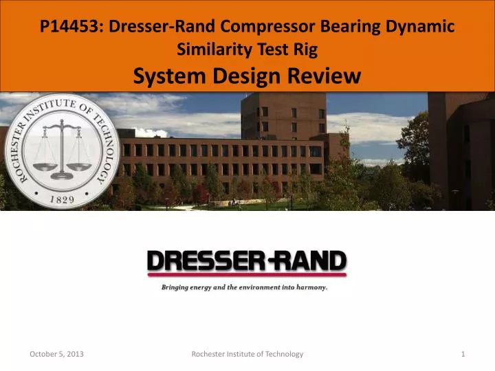 Ppt P14453 Dresser Rand Compressor Bearing Dynamic Similarity