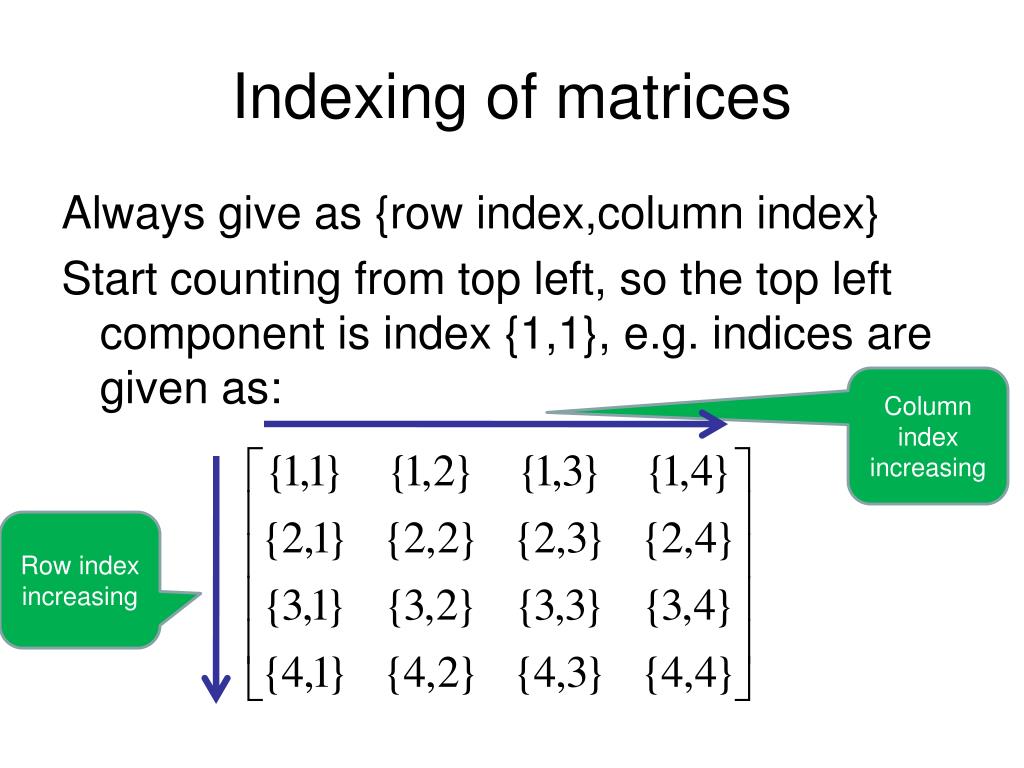 PPT - Matrices and MATLAB PowerPoint Presentation, free download - ID ...