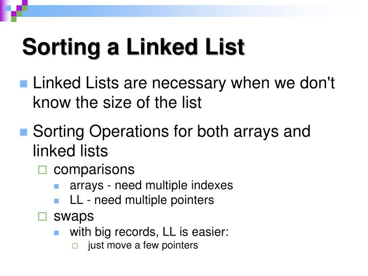 PPT - Internal Sorting PowerPoint Presentation - ID:2266308