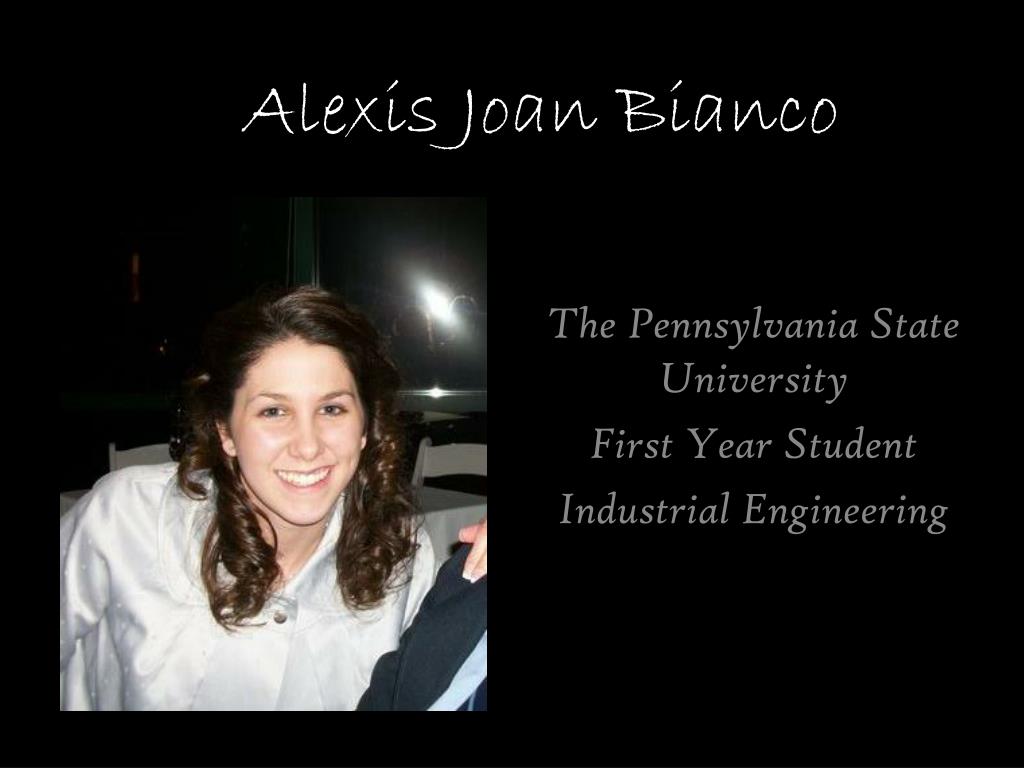 - Alexis Joan Bianco PowerPoint Presentation, free download - ID:2267602
