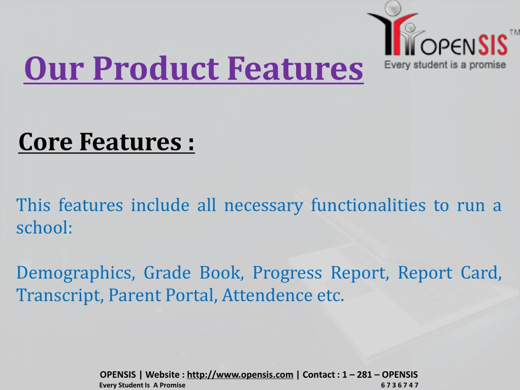 Ppt opensis student information system powerpoint presentation
