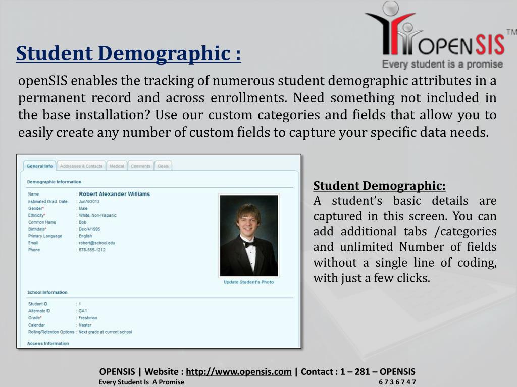 Ppt opensis student information system powerpoint presentation