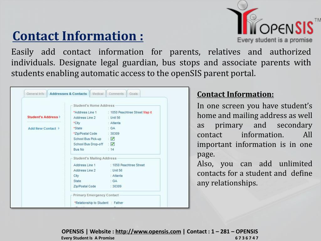 Ppt opensis student information system powerpoint presentation