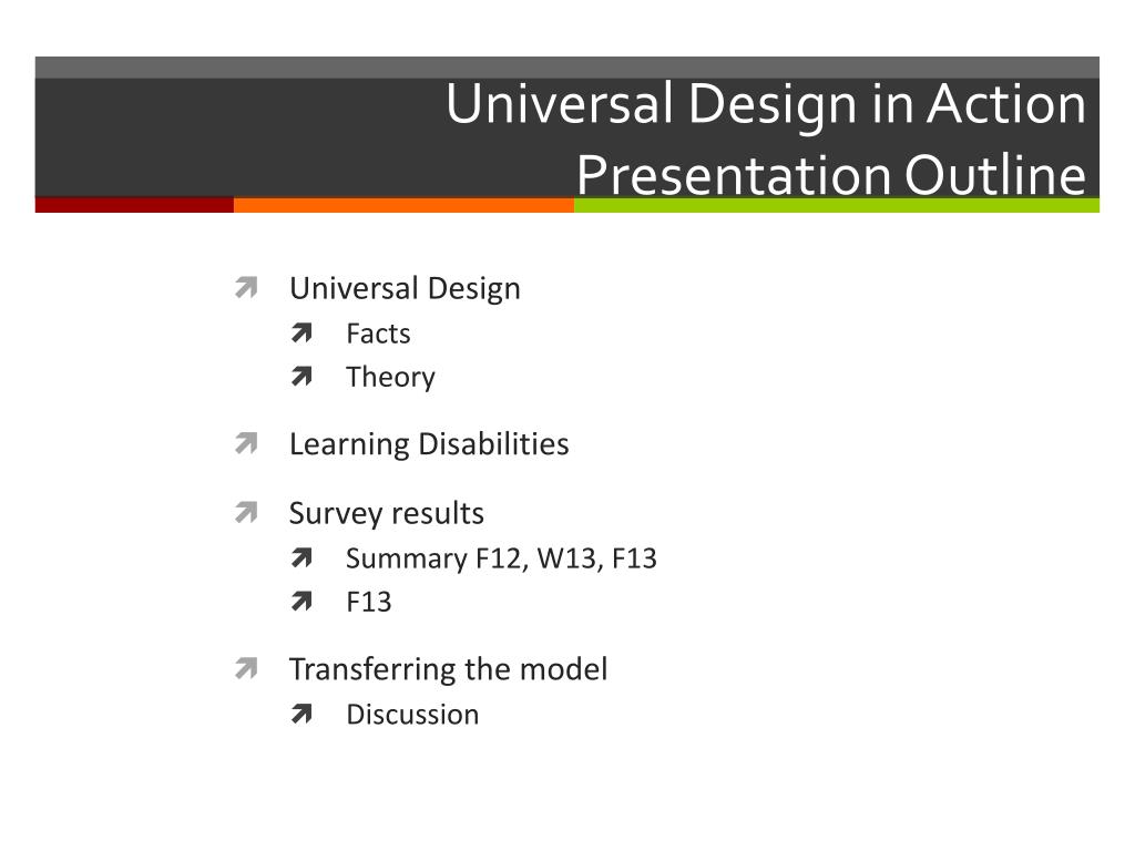 PPT - Enhancing Classroom Inclusion through Universal Design Strategies ...