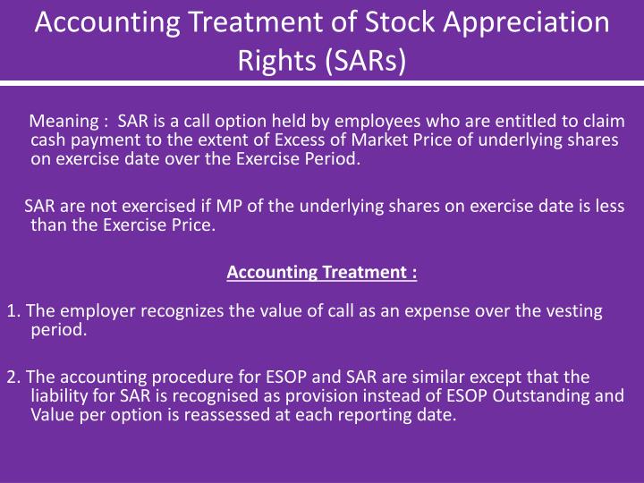 Stock options vs share appreciation rights
