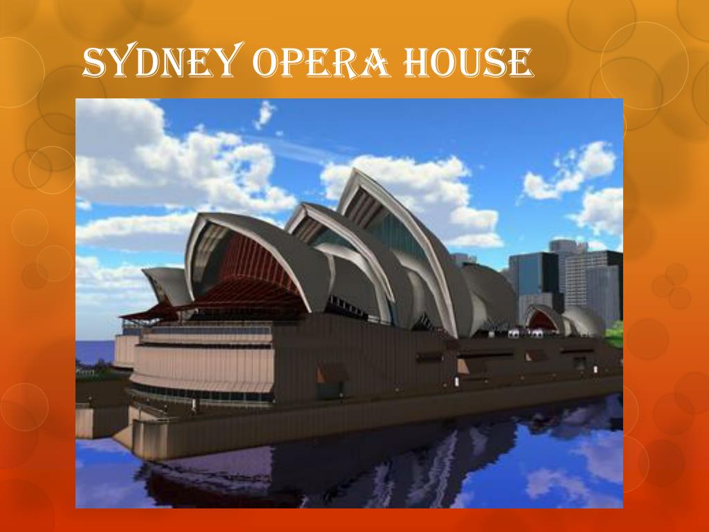 sydney opera house presentation