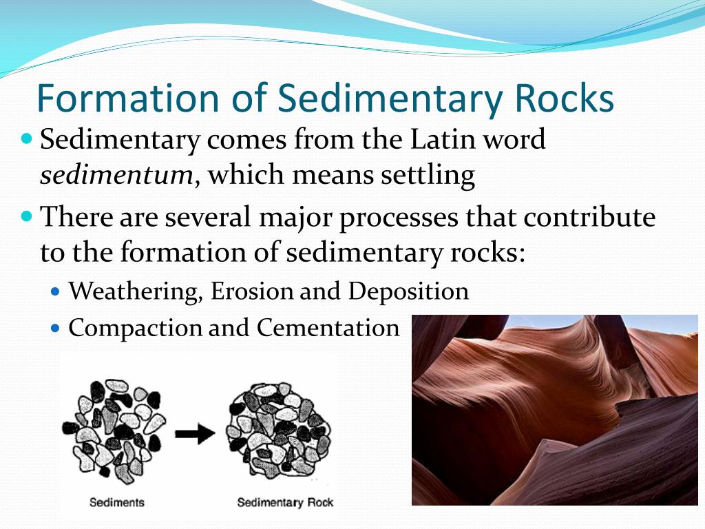 Mode Of Formation Of Sedimentary Rocks