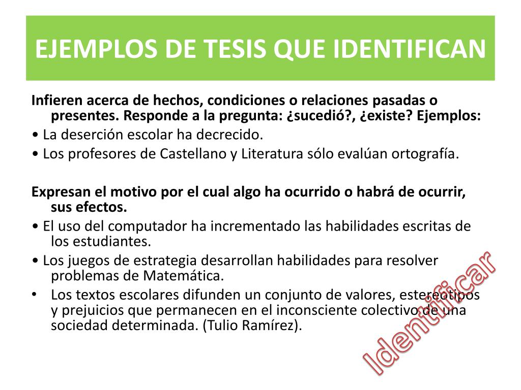 Que Es La Tesis De Un Texto Informativo - Image to u
