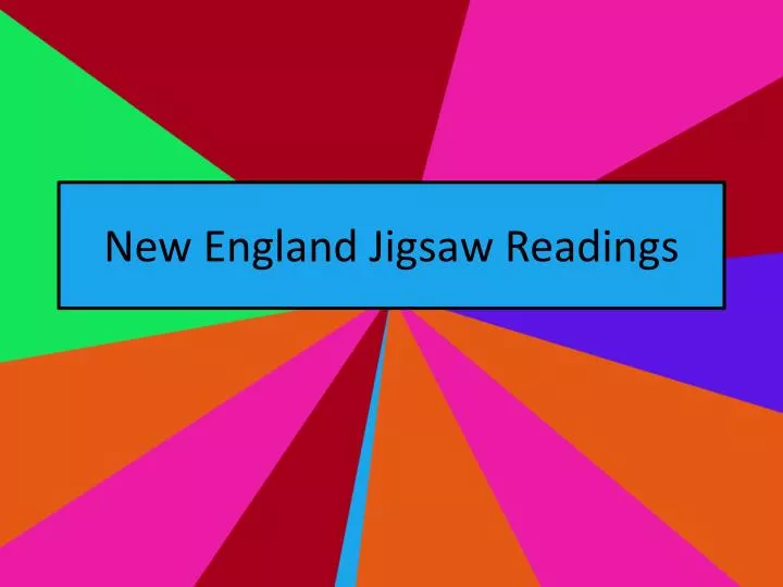 new england jigsaw readings n.
