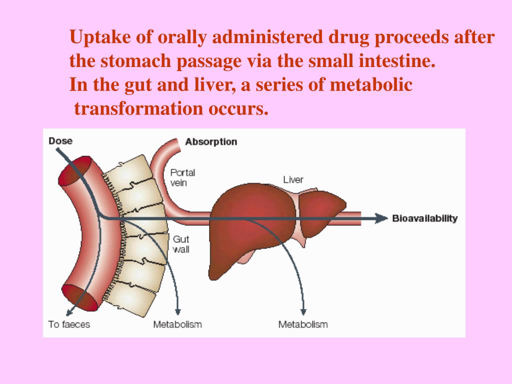 PPT FIRST PASS METABOLISM BIOAVAILABILITY PowerPoint Presentation 