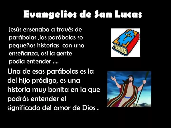 PPT - Evangelios de San Lucas PowerPoint Presentation, free download -  ID:2271994