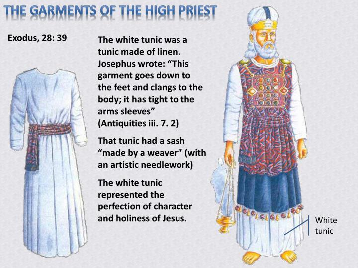 Jesus High Priest Garments