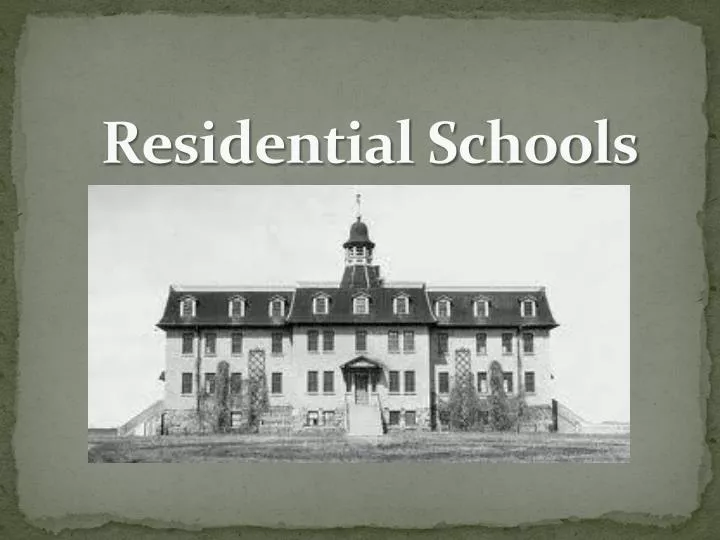 presentation on residential schools