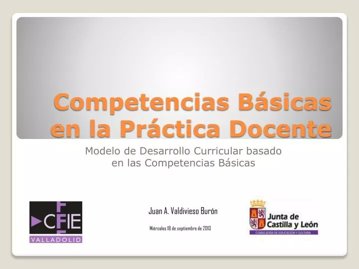 PPT - Competencias Básicas En La Práctica Docente PowerPoint ...