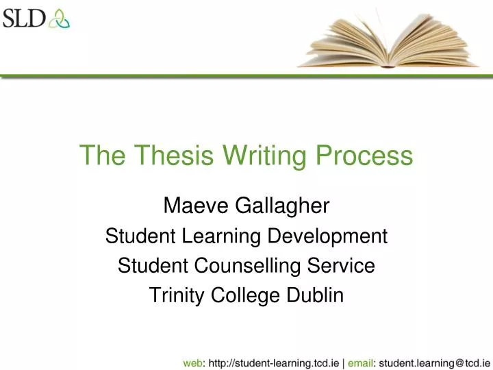 the thesis writing process n.