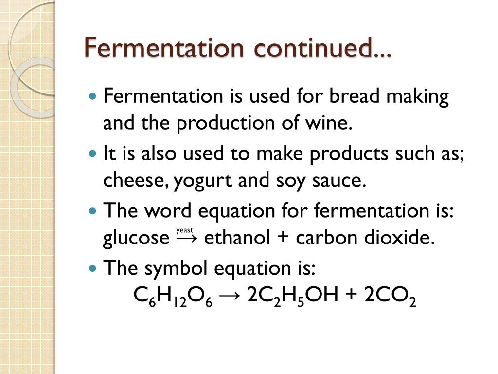 PPT - Fermentation and alcohol production PowerPoint Presentation, free  download - ID:2272896