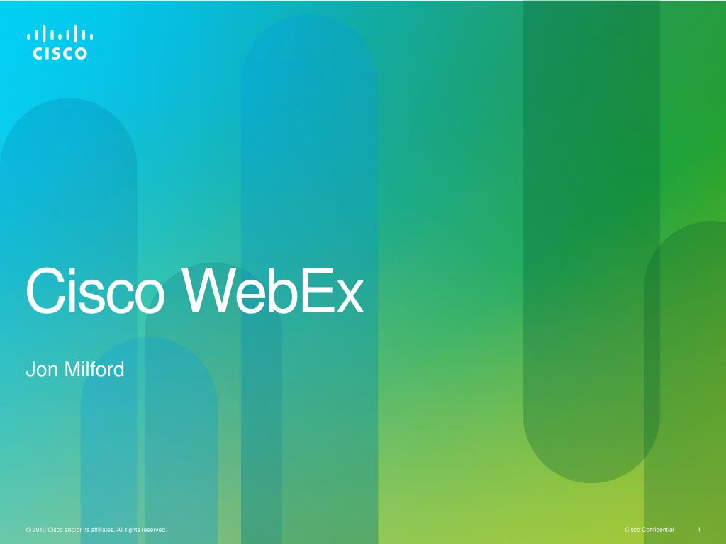 cisco webex presentation