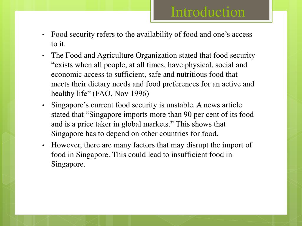 thesis topics on food security