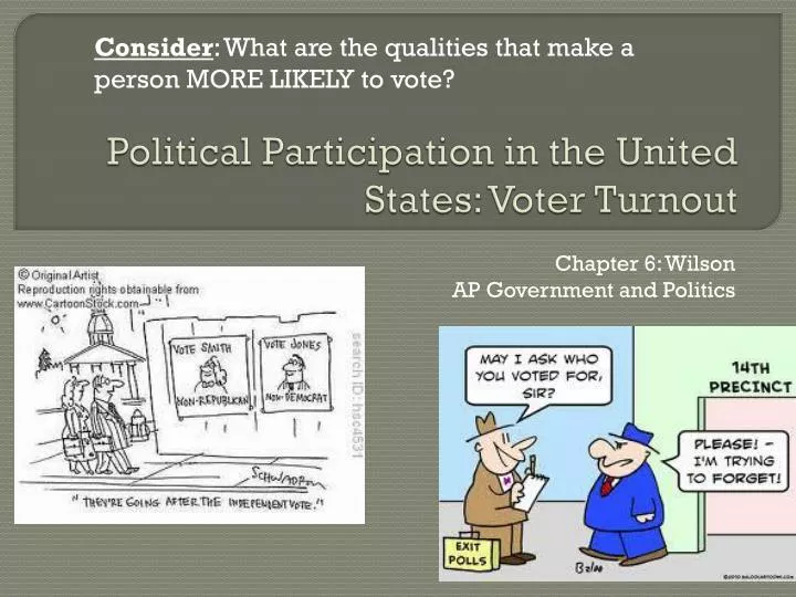 political participation in the united states voter turnout n.