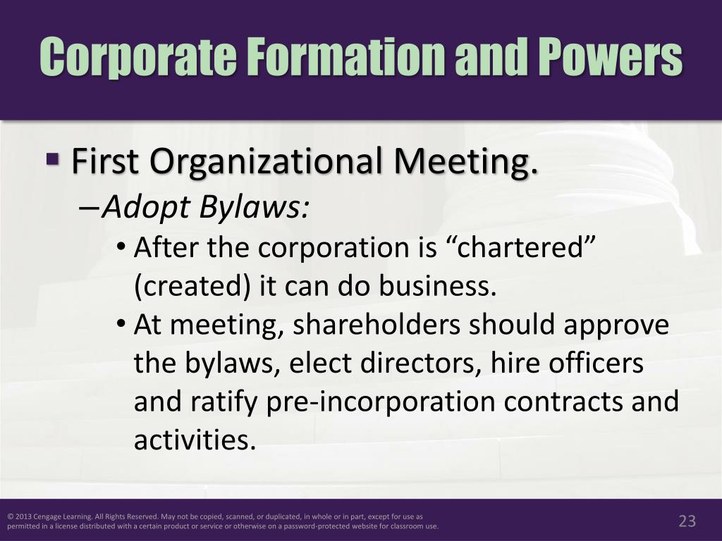 assignment worksheet 18 2 corporate formation and powers