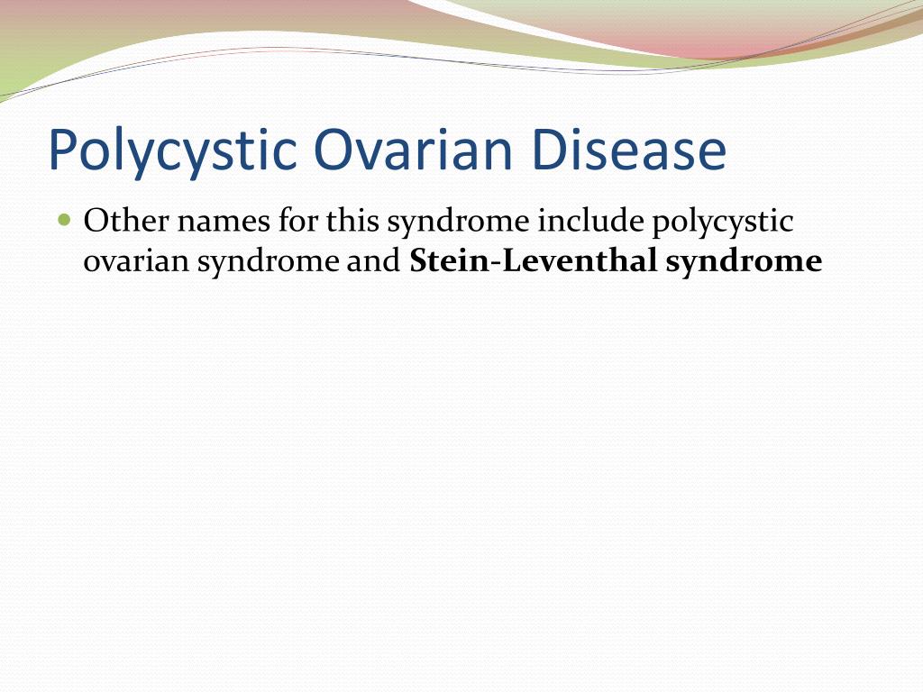 PPT - Polycystic Ovarian Disease and Endometriosis PowerPoint ...