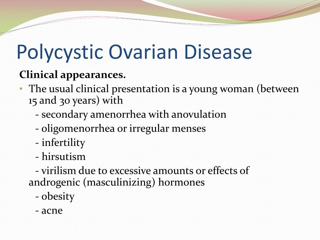 PPT - Polycystic Ovarian Disease and Endometriosis PowerPoint ...