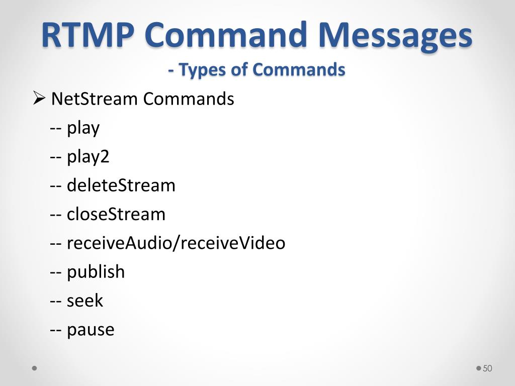 PPT Adobe’s Real Time Messaging Protocol PowerPoint Presentation PPT Adobe’s Real Time Messaging Protocol PowerPoint Presentation