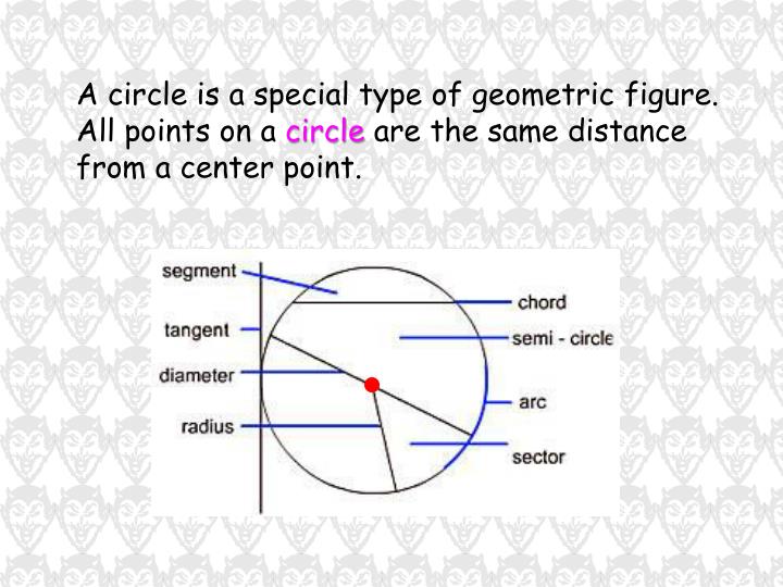 PPT Parts of a Circle PowerPoint Presentation ID2276208
