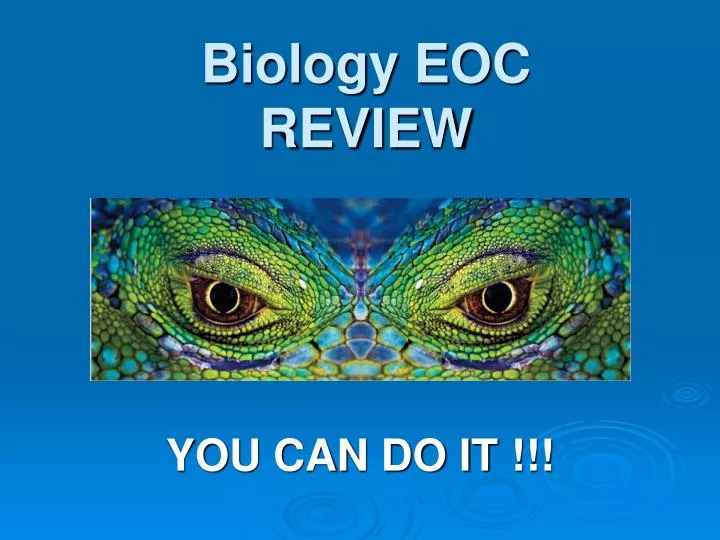 PPT Biology EOC REVIEW PowerPoint Presentation, free download ID
