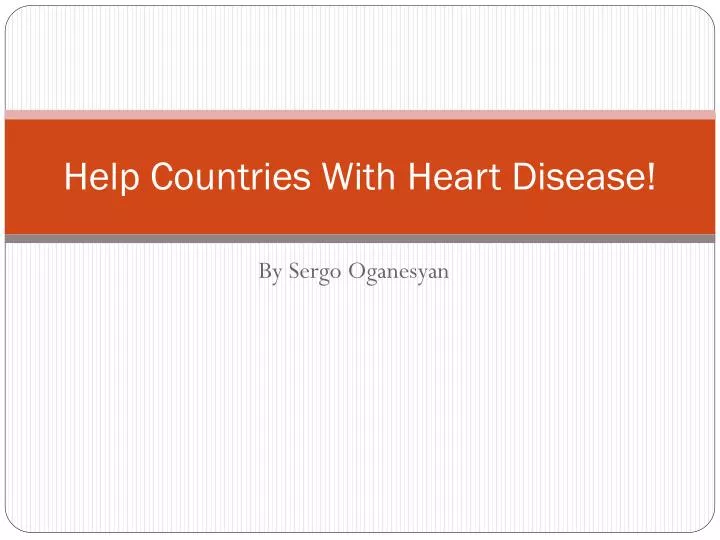 help countries with heart disease n.