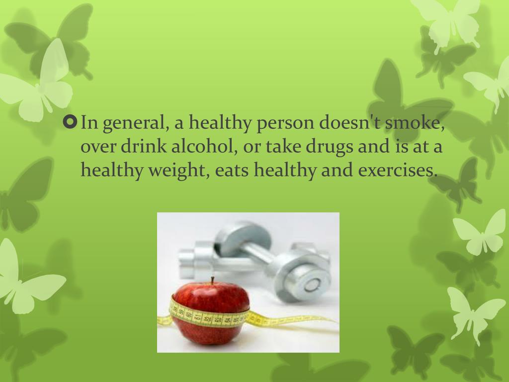 PPT - Living a Healthy Lifestyle PowerPoint Presentation, free download ...