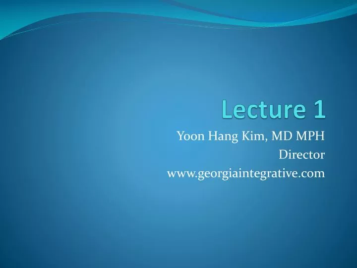 Ppt Lecture 1 Powerpoint Presentation Free Download Id 2277385 Ppt Lecture 1 Powerpoint Presentation Free Download Id 2277385