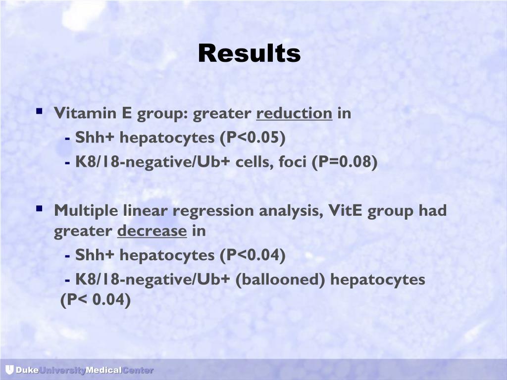 PPT Hedgehog Pathway Targeted by Vitamin E Therapy in NASH PowerPoint Presentation ID2277703