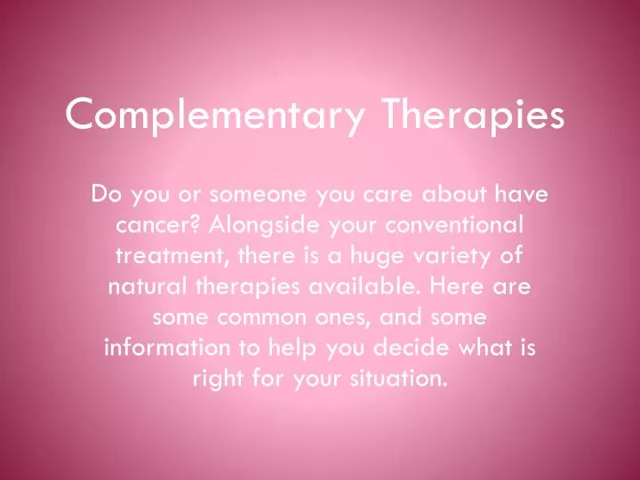 ppt-complementary-therapies-powerpoint-presentation-free-download