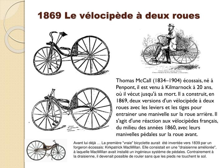 histoire bicyclette 1863