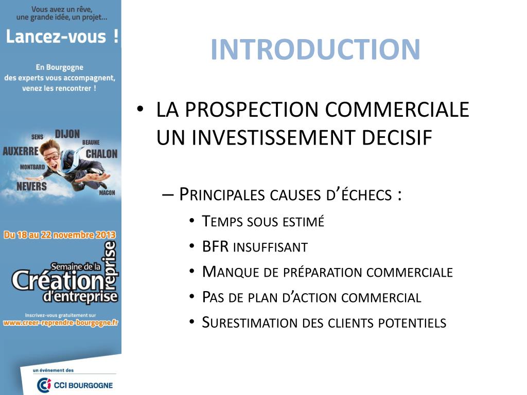 PPT - Prospection commerciale : un investissement décisif ! PowerPoint  Presentation - ID:2278305