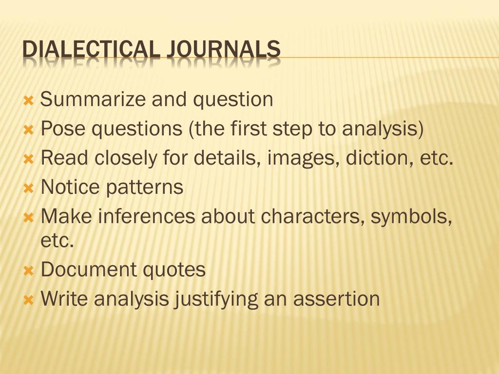 dialectic examples dialectic examples