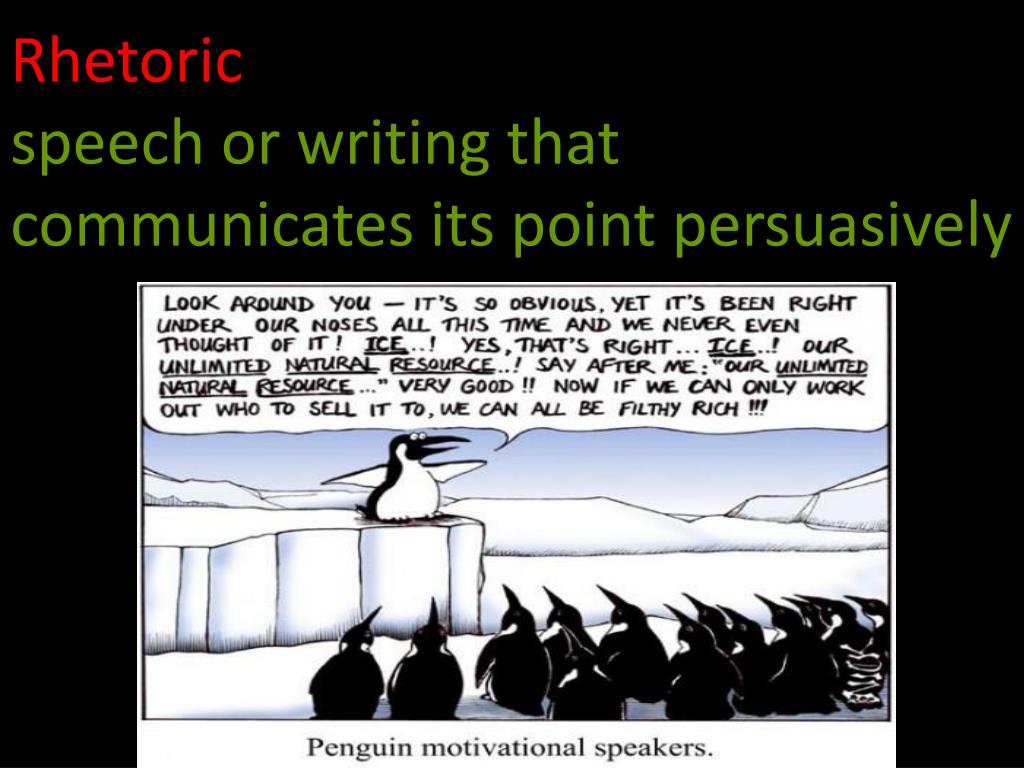 speech or writing that communicates its point persuasively