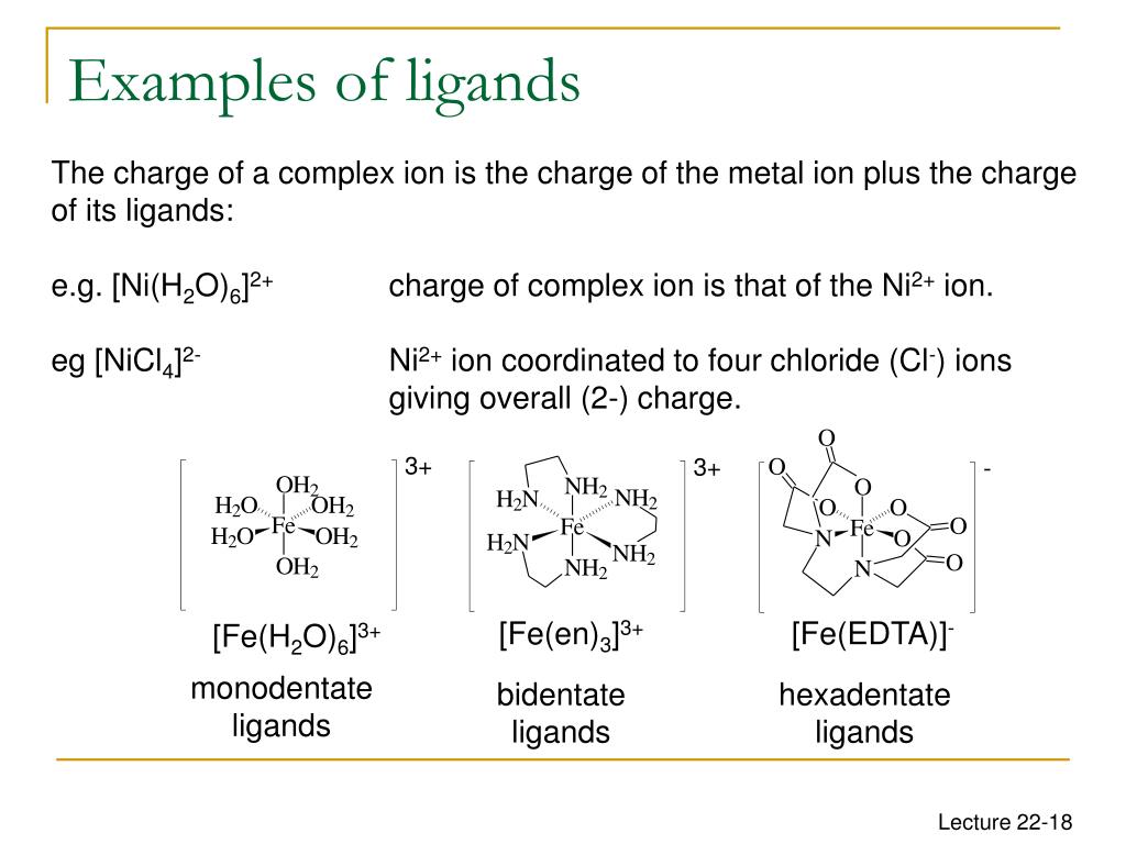 PPT - CHEM1612 - Pharmacy Week 8 : Complexes I PowerPoint ...