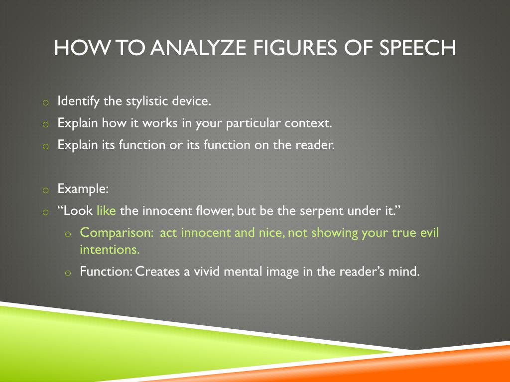 stylistic devices speech pdf
