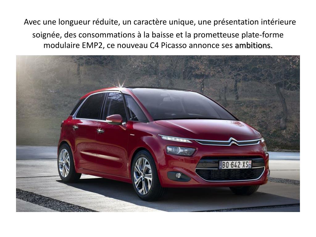 PPT - CITROËN C4 PICASSO PowerPoint Presentation, free download - ID:2280713